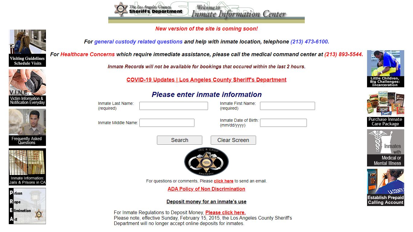 CLOTHING AND PROPERTY DISPOSITION